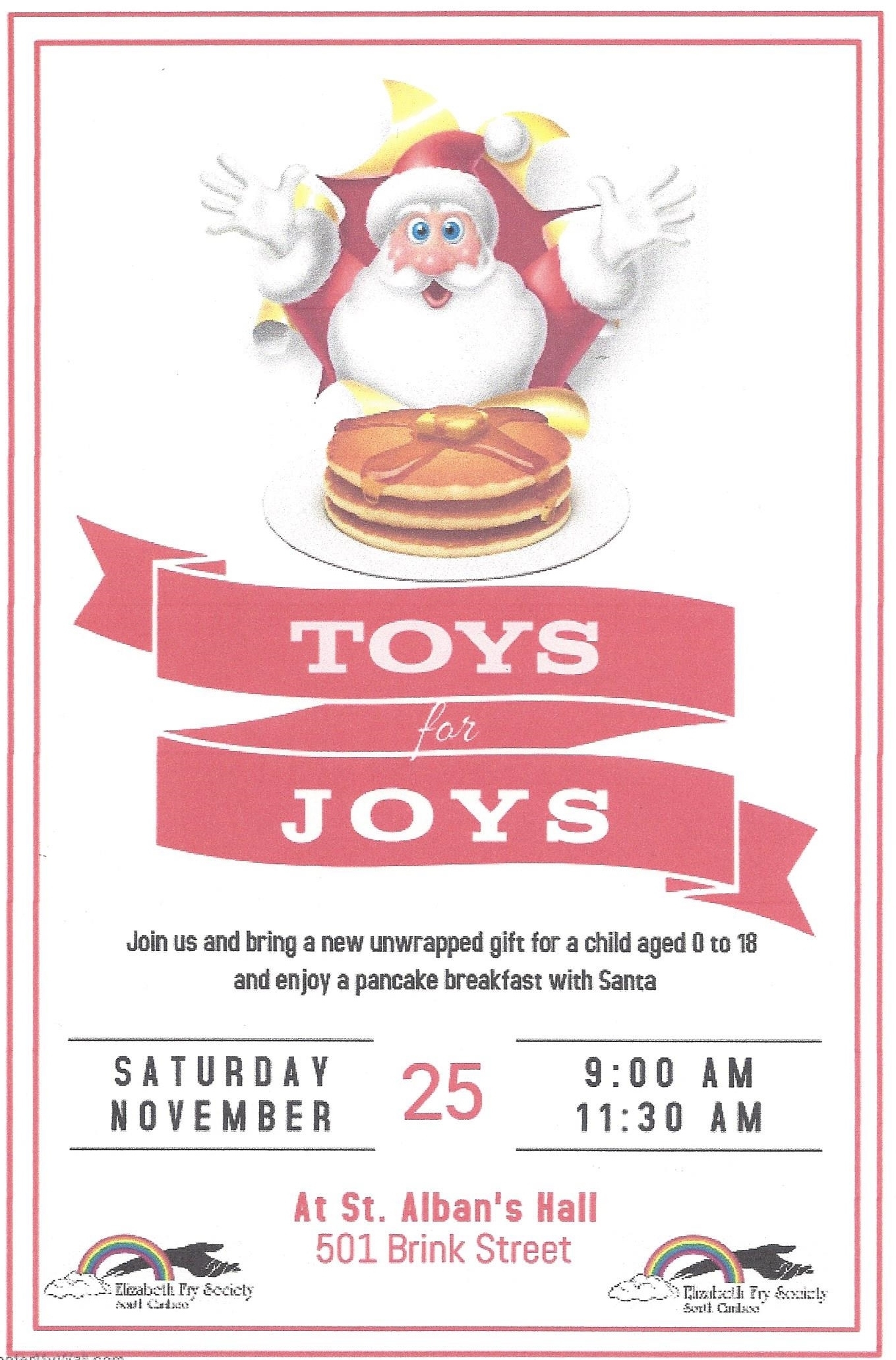 Toys for Joys Pancake Breakfast, 